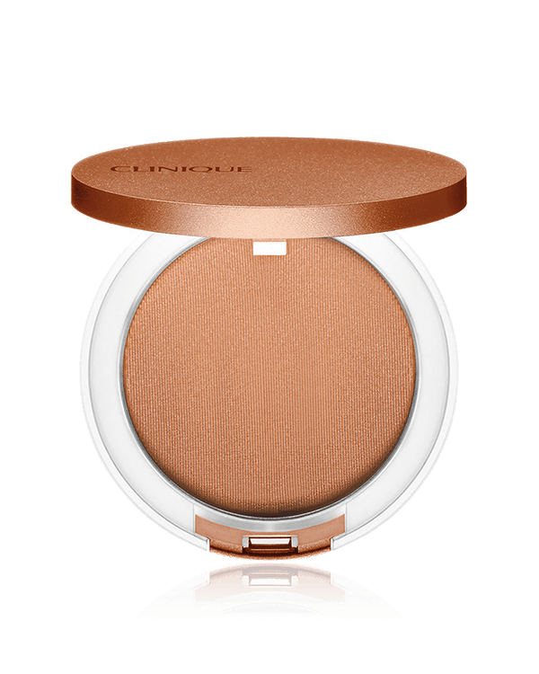 True Bronze™ Pressed Powder Bronzer, Kevyt aurinkopuuteri antaa kauniin, luonnollisen päivettyneen sävyn kasvoille. Kerrostettava, helppo häivyttää.