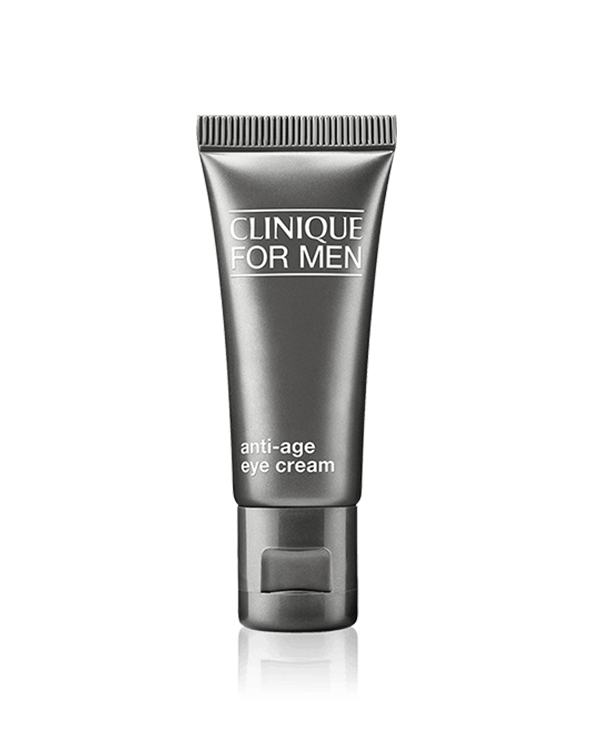 Clinique for Men™ Anti-Age Eye Cream, Kosteuttava silmänympärysvoide häivyttää juonteita ja ryppyjä saaden ihon näyttämään nuorekkaammalta. Rauhoittaa ja kirkastaa ihoa.