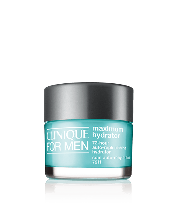 Clinique For Men™ Maximum Hydrator 72-Hour Auto-Replenishing Hydrator, Välittömästi ja pitkäkestoisesti kosteuttava vesimäinen geeli, joka raikastaa ja virkistää ihoa.