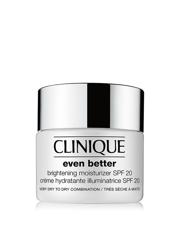 Even Better Brightening Moisturizer SPF 20, Ihoa rauhoittava öljytön kosteusvoide, jonka sisältämät raaka-aineet hajottavat ihon pinnalla olevia pigmenttimuutoksia.