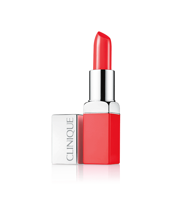 Clinique Pop&amp;trade; Lip Colour + Primer, Runsaspigmenttinen ja peittävä voidemainen huulipuna, joka sisältää pohjustustuotteen. Ei kuivata huulia ja jättää miellyttävän pehmeän tunteen.