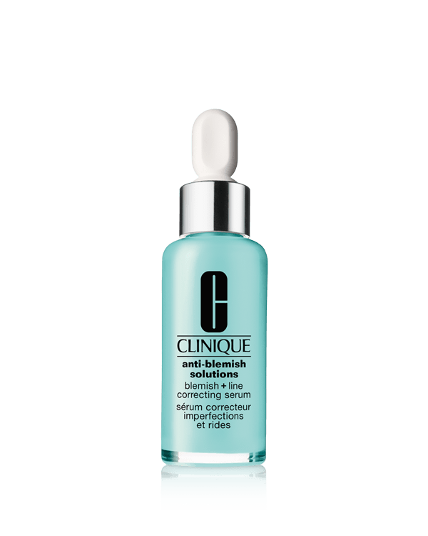 Anti-Blemish Solutions™ Blemish + Line Correcting Serum, Aikuiselle iholle tarkoitettu seerumi hoitaa ryppyja ja juonteita sekä epäpuhtauksia ja näppylöitä.